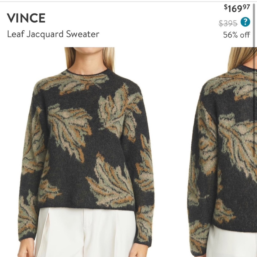 NWOT VINCE wool sweater